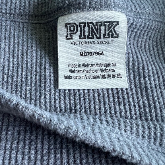 PINK waffle knit long sleeve - Picture 3 of 6